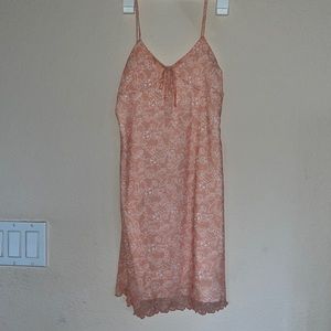 Peachy color dress